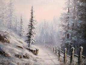 Cold Winter Landscape Lesson
