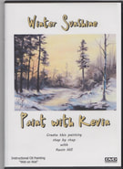 Winter scene oil painting techniques