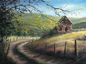 How to paint a cabin