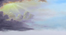 How to paint sunrays