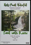 paint a waterfall landscape in oil