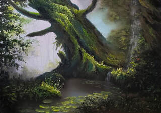 Mossy Tree Landscape