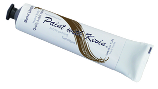 Burnt umber heavy body acrylic